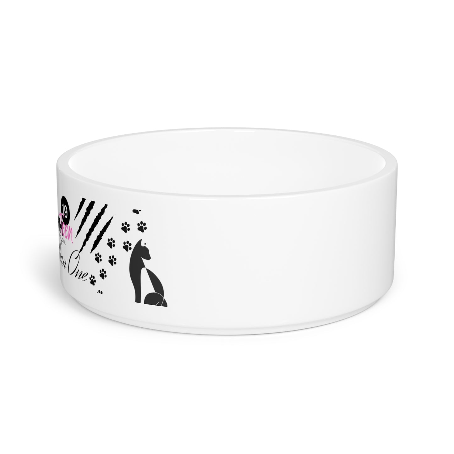 Crazy Cat Lady Pet Food Bowl (NighteenClothingCo.)
