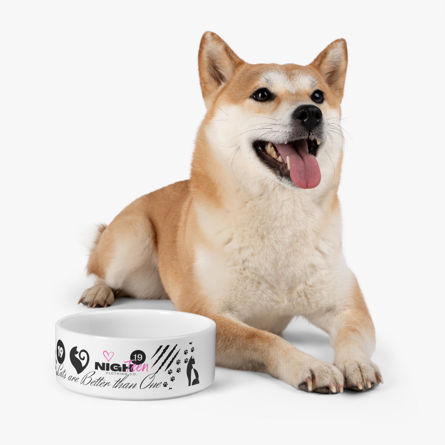 Crazy Cat Lady Pet Food Bowl (NighteenClothingCo.)