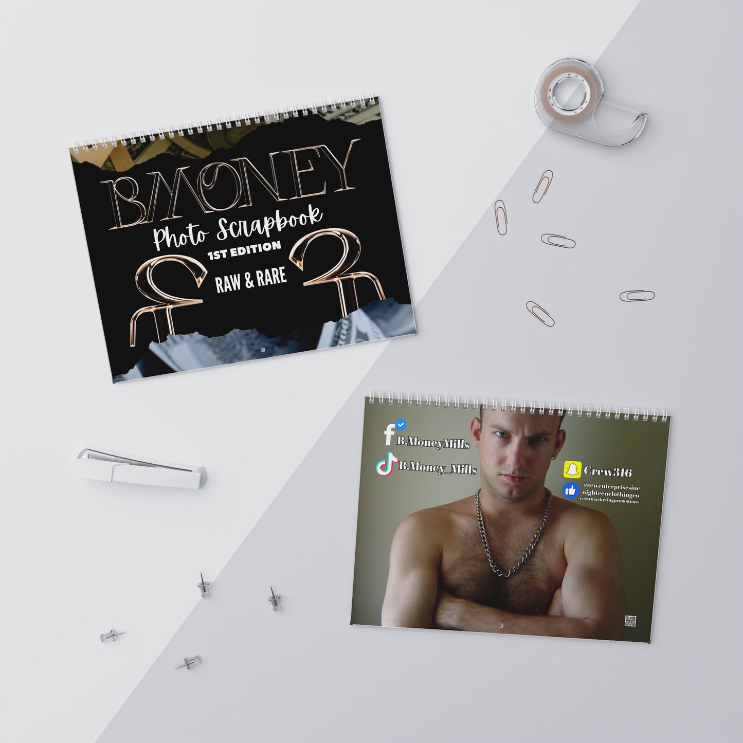 B-Money Photo Scrapbook Raw & Rare 1st Edition.