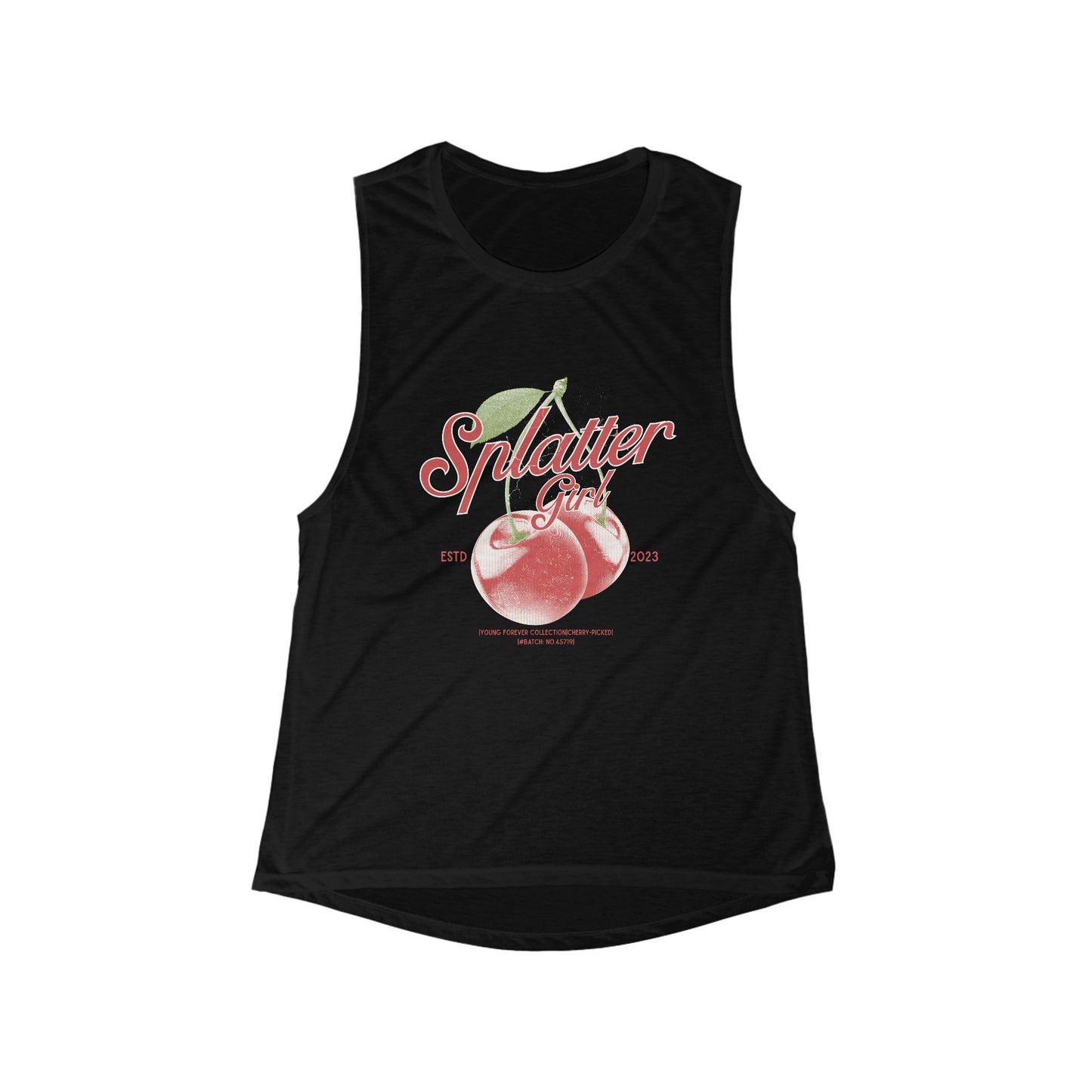 "SplatterGirl" Vintage Muscle Tank Top