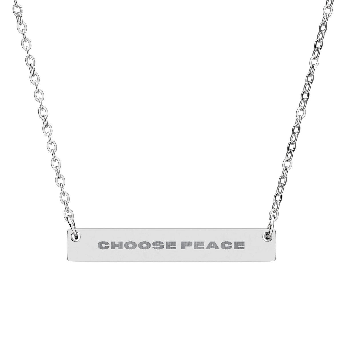 Choose Peace Honey Necklace