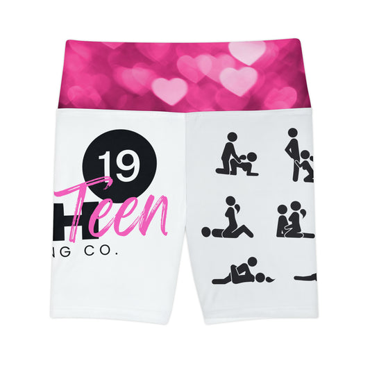Choose Your Position Women's Workout Shorts (NighteenClothingCo)