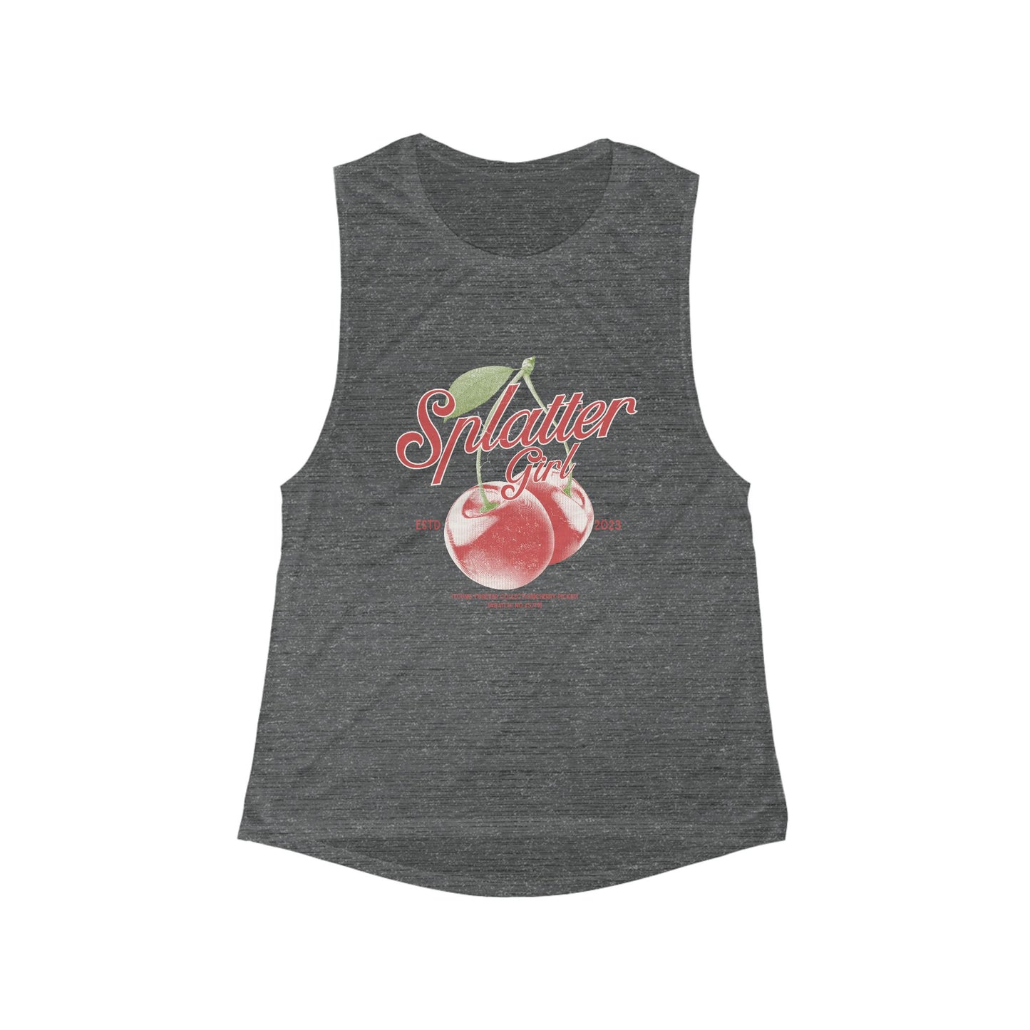 "SplatterGirl" Vintage Muscle Tank Top