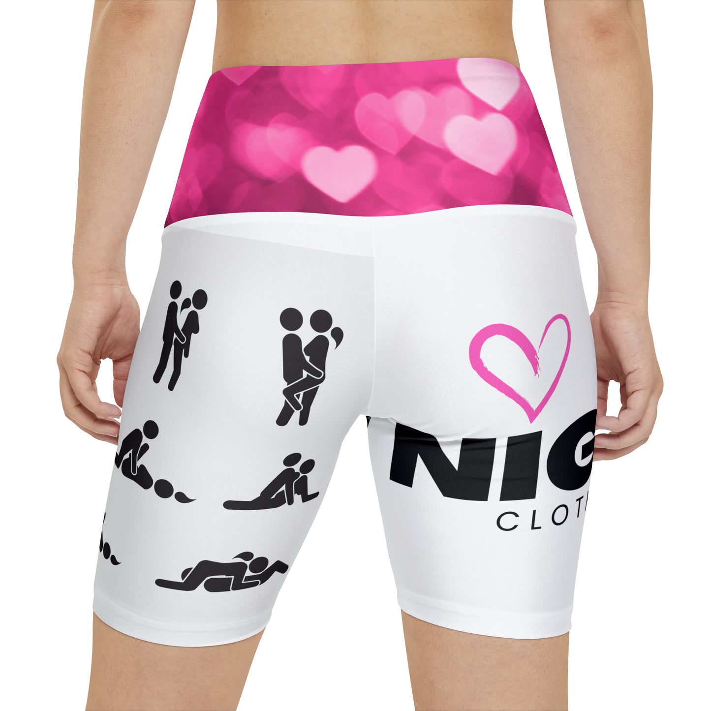 Choose Your Position Women's Workout Shorts (NighteenClothingCo)