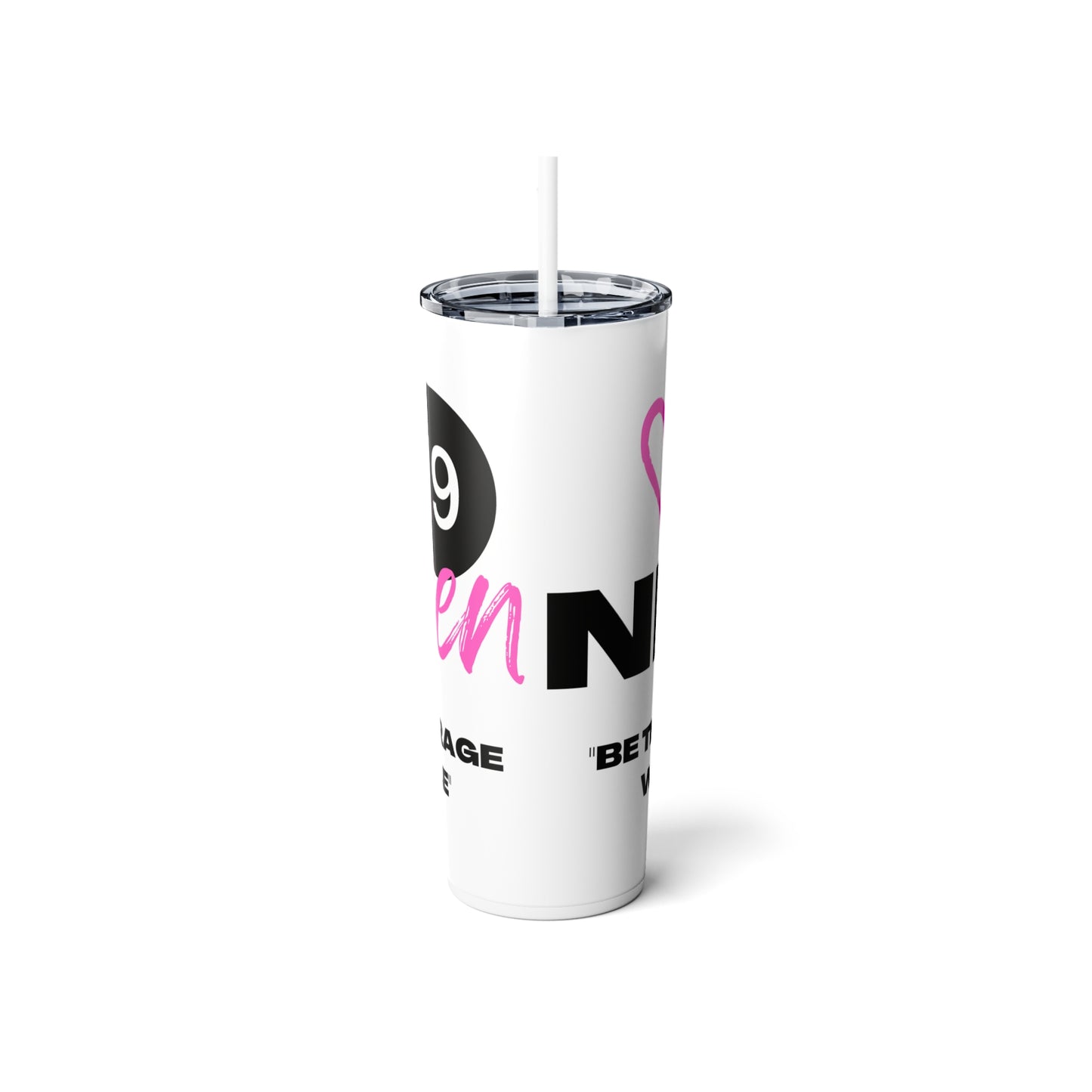 Nighteen Steel Tumbler with Straw, 20oz ( NighteenClothingCo)