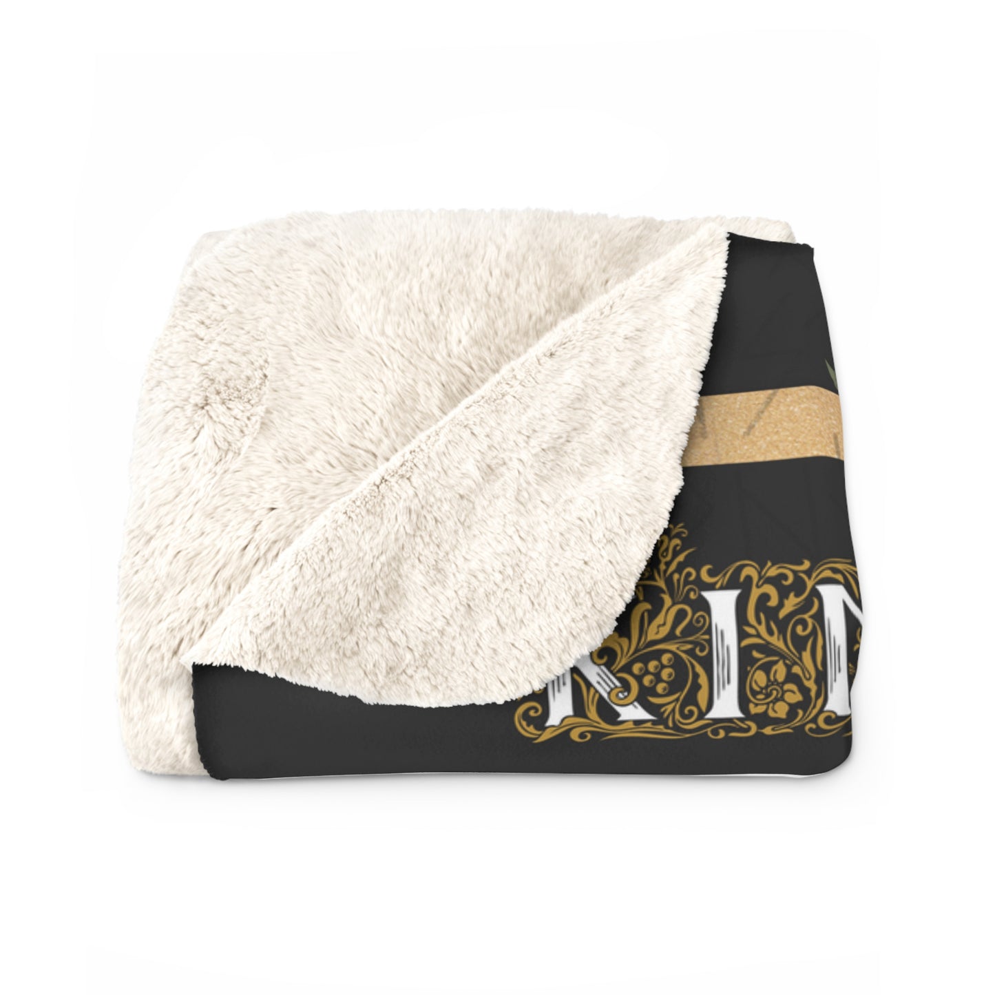 "Give Her Flowers" BMB Sherpa Fleece Blanket