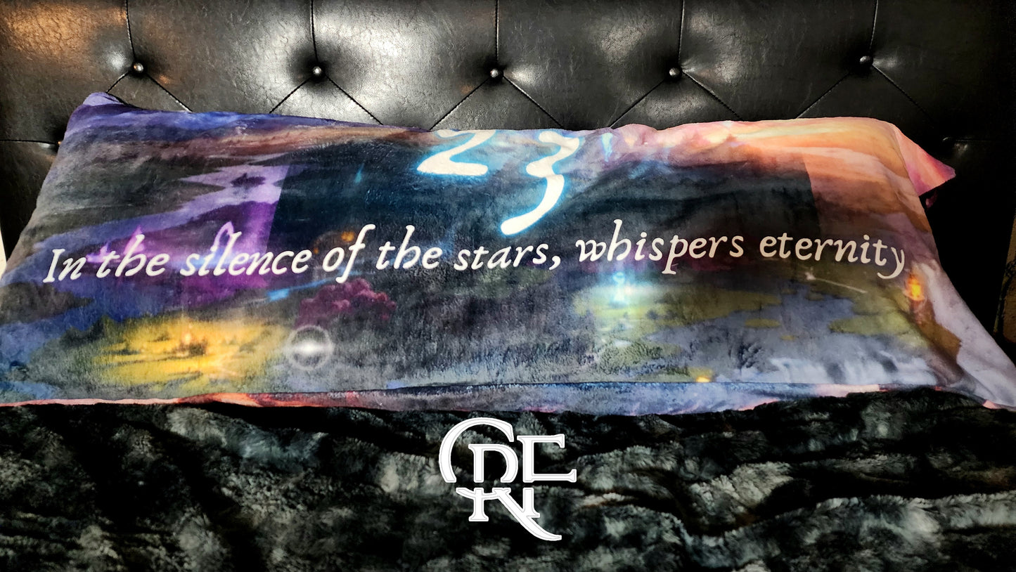 23 Worlds Away Cosmic Comfort Body Pillow
