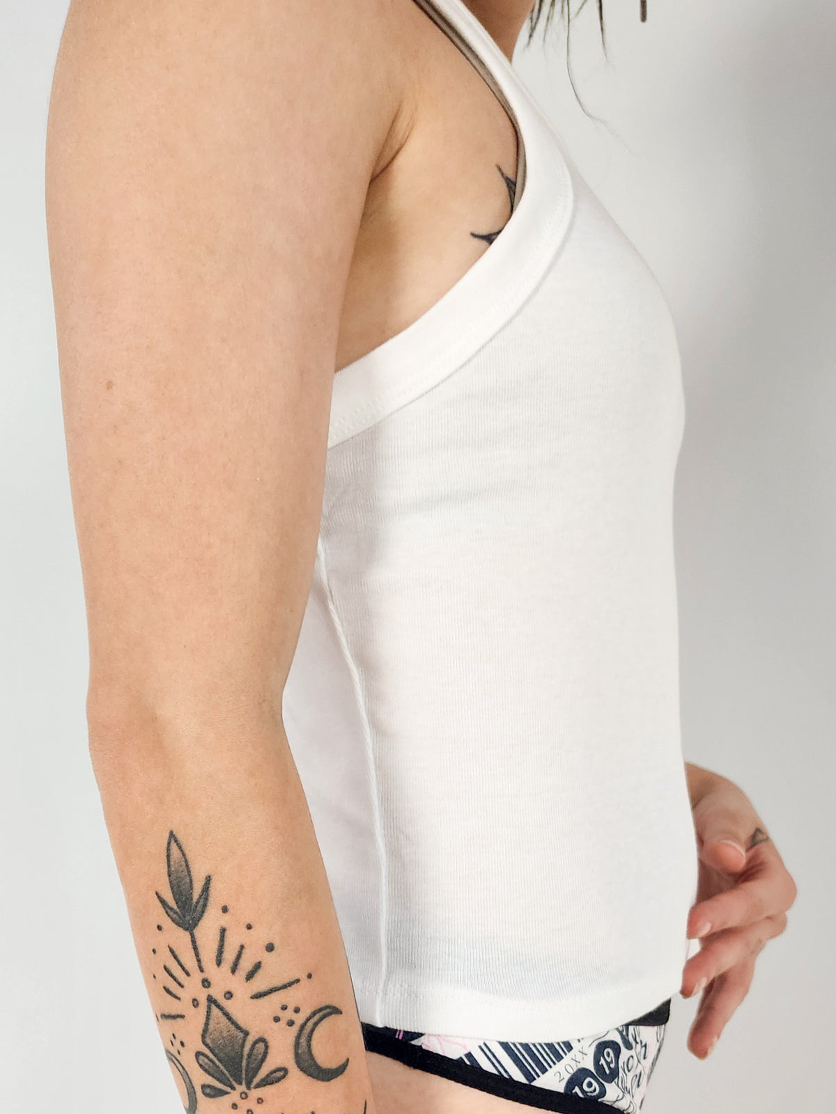 Young Forever Racer Tank — Hidden Back Logo