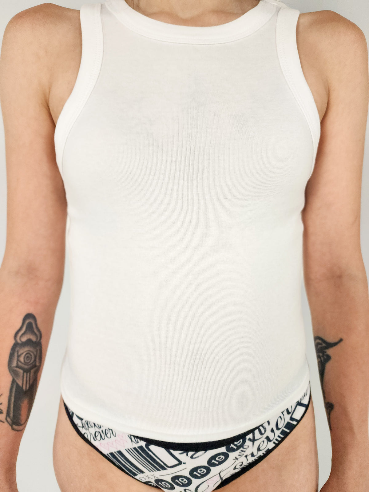 Young Forever Racer Tank — Hidden Back Logo