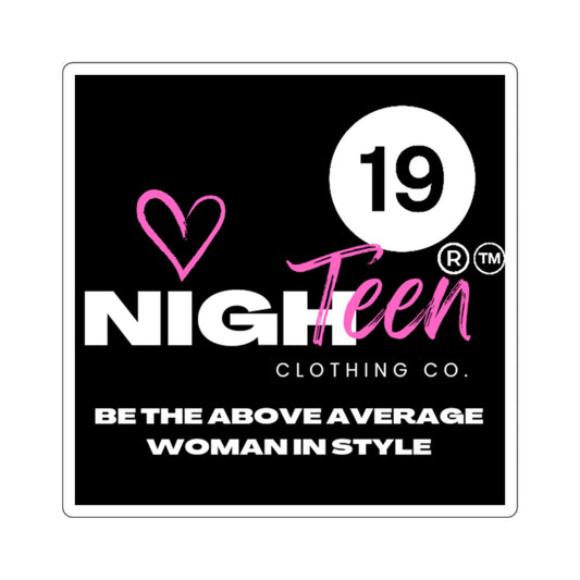 Nighteen Square Stickers (NighteenClothingCo)