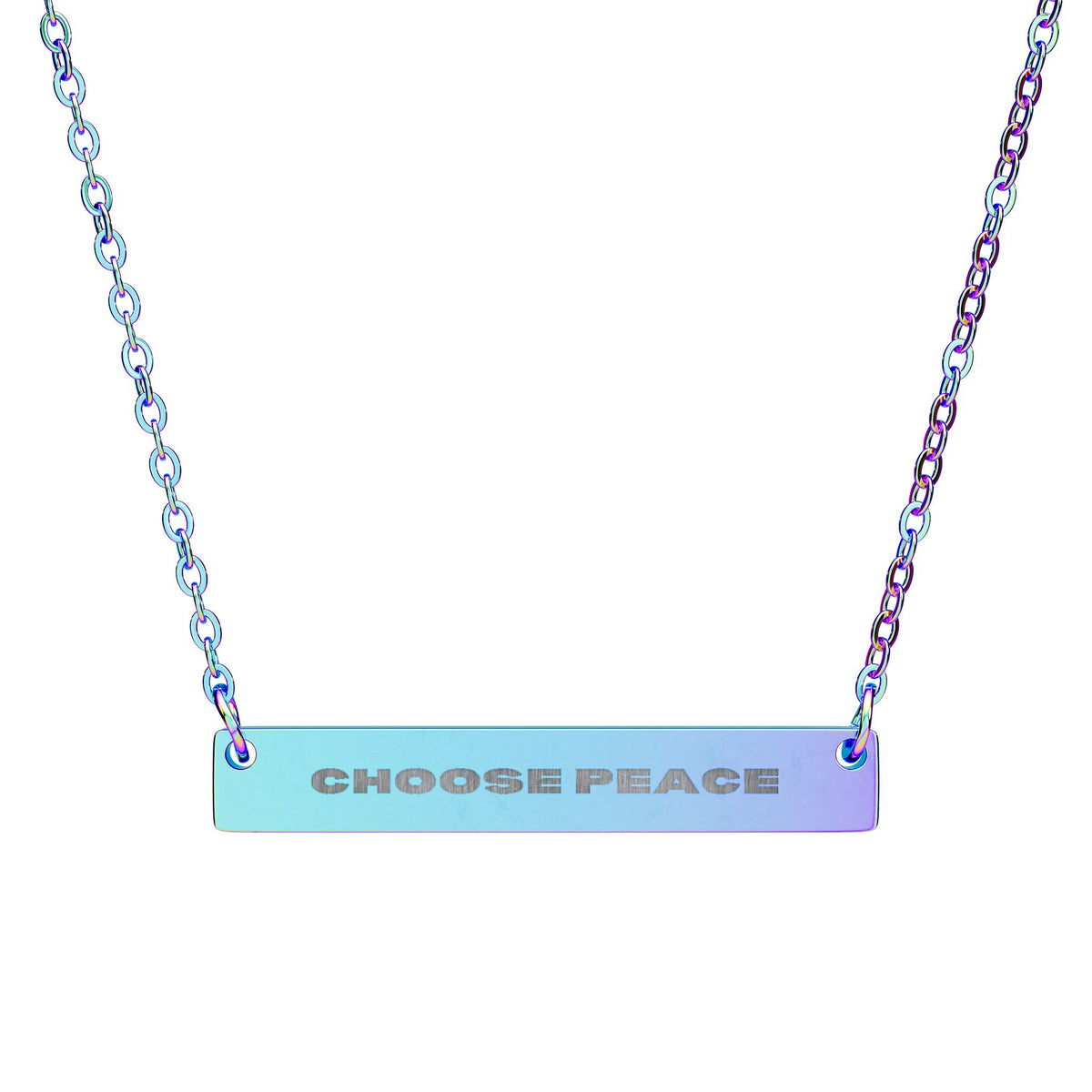 Choose Peace Honey Necklace