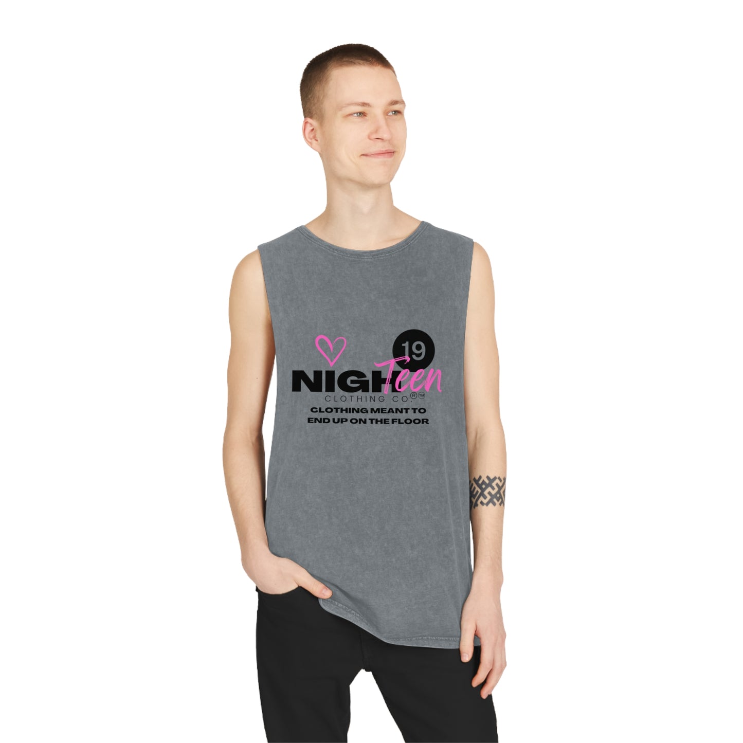 Nighteen M.M. Endearing Stonewash Tank Top (NighteenClothingCo)