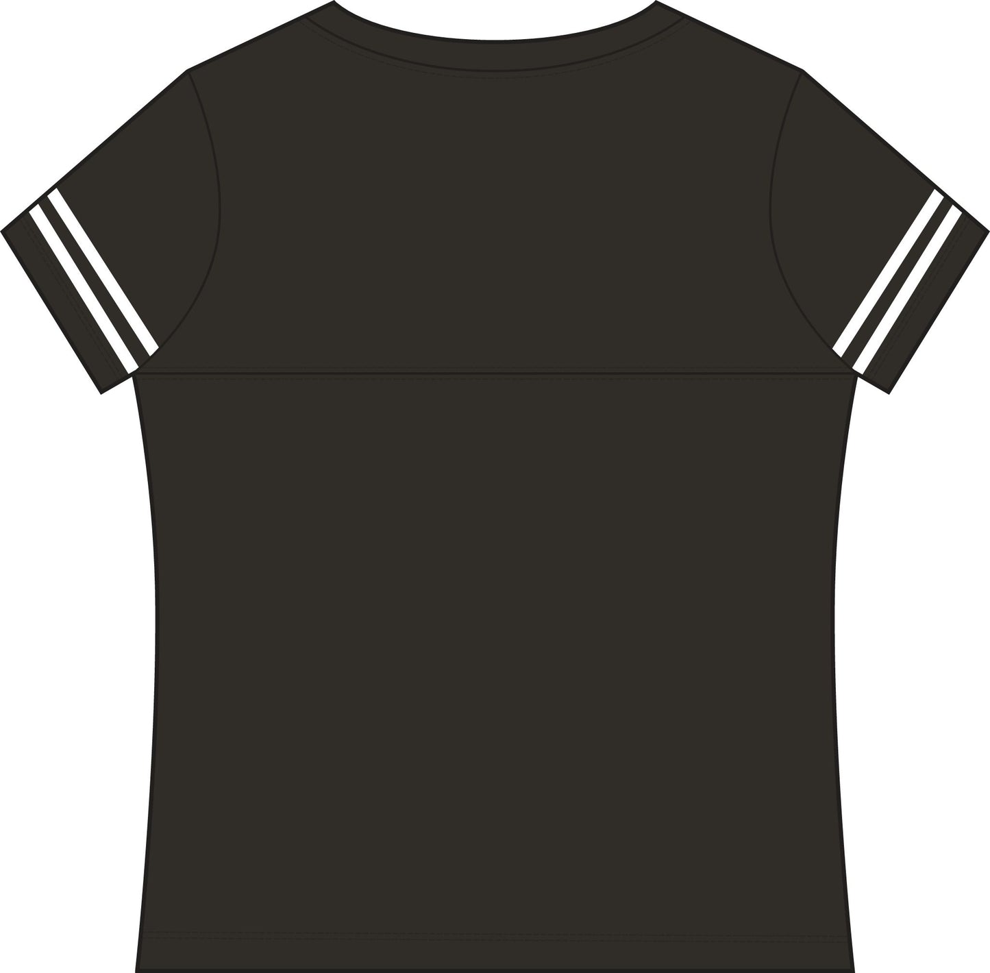 Women's Football Sporty V-Neck Tee — Stylish Team Jersey Top