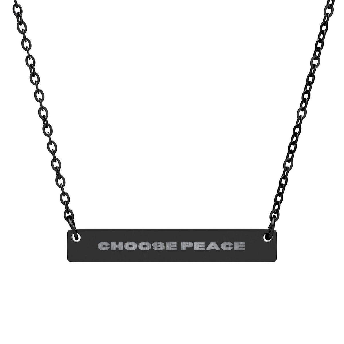 Choose Peace Honey Necklace