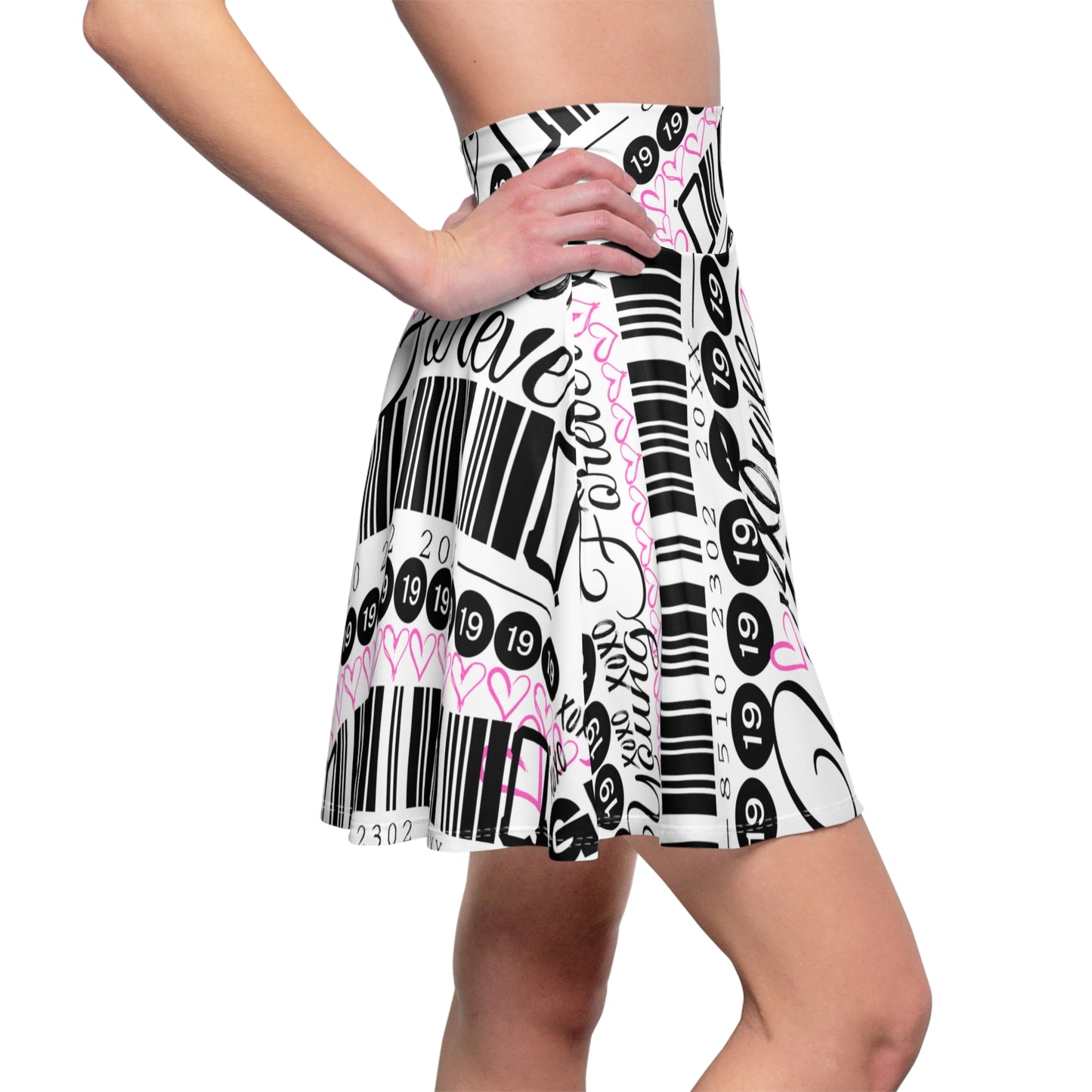 Young Forever Women's Wolf Skater Skirt (NighteenClothingCo)