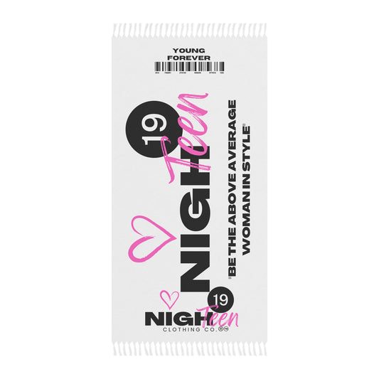 Nighteen Logo Official Beach Towel