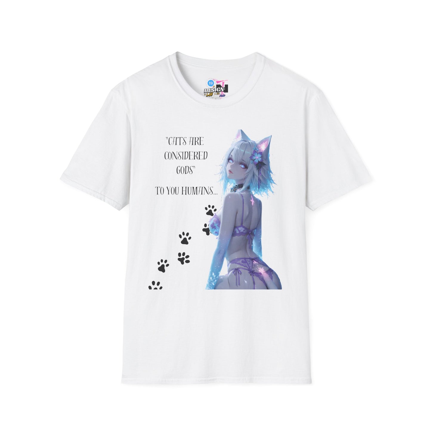"It Takes Two"— “Cats Are Considered Gods to You Humans” Anime Kitty Tee