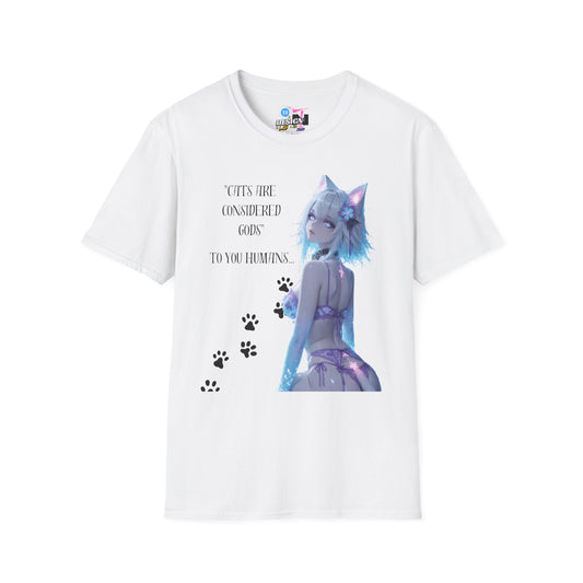 "It Takes Two"— “Cats Are Considered Gods to You Humans” Anime Kitty Tee